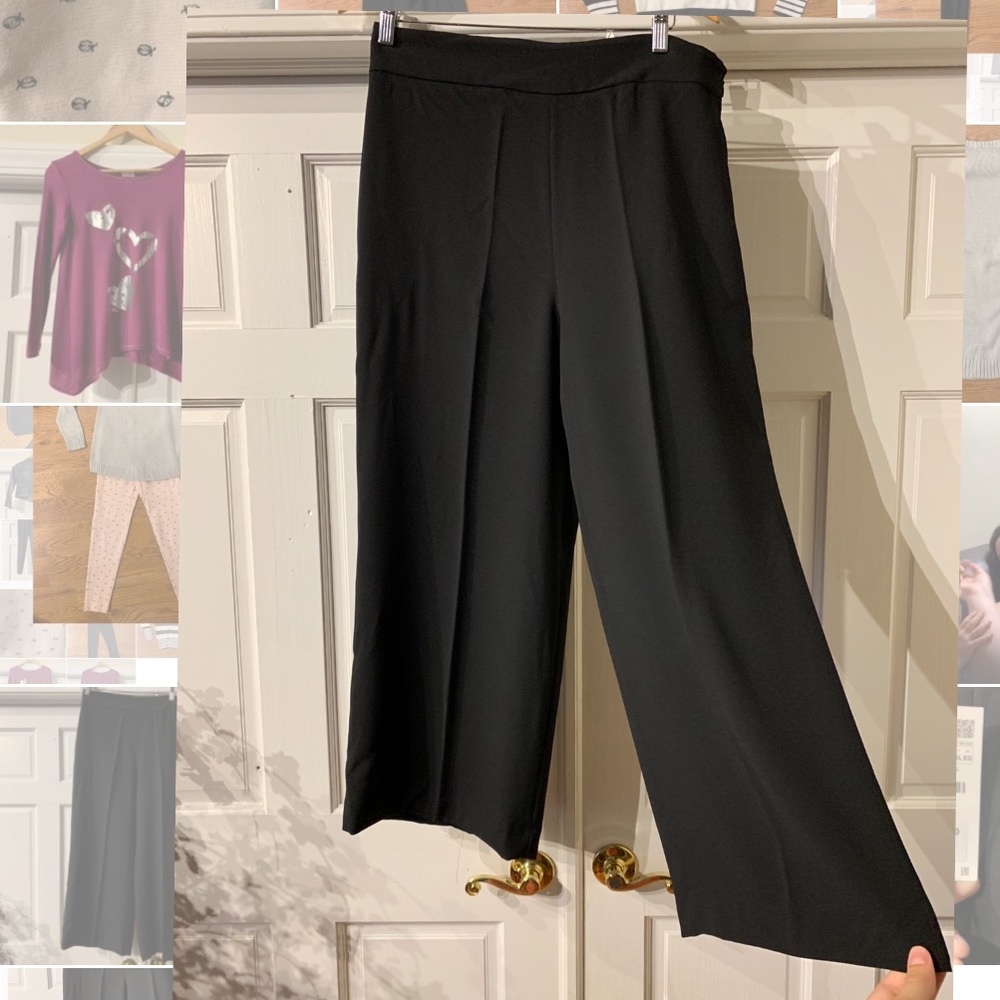 Zara Wide Leg Above Ankle Trousers